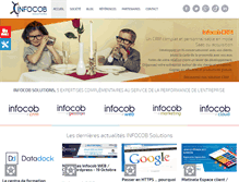 Tablet Screenshot of infocob-solutions.com